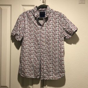 Shirt sleeve button down